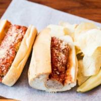 Meatball Grinder · House marinara, parmesan cheese.