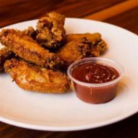 Fried Chicken Wings · BBQ or hot sauce.