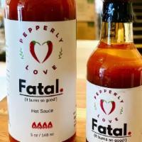 Fatal Hot Sauce · Blend of Carolina Reaper, Scorpion & Ghost Peppers. Voted the hottest in the city by the Was...