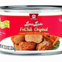 Loma Linda Frichik, Vegetarian - 12.5 Ounces · 140 Calories Per Serving. Net wt 0.98 lb. Ingredients: Fri Chik: Textured Vegetable Protein ...