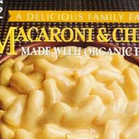 Amys Macaroni & Cheese - 9 Ounces · Organic. 450 Calories Per Serving. Net wt 0.7 lb.