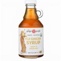 Ginger People Ginger Syrup - 8 Ounces · Ingredients Organic Cane Sugar, Organic Ginger. Certified Kosher, Certified Non GMO, Certifi...