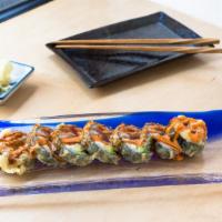 Tnt Roll · Kani, tuna, salmon, cream cheese, avocado and masago tempura style served with spicy mayo an...