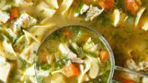 Chicken Noodle Soup · Homemade chicken soup with fresh noodles.