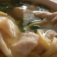 Chicken Noodle Soup Or Rice Soup · Choice of egg noodles, rice noodles or white rice.