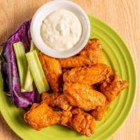 Buffalo Wings · Hot or Mild with celery & bleu cheese