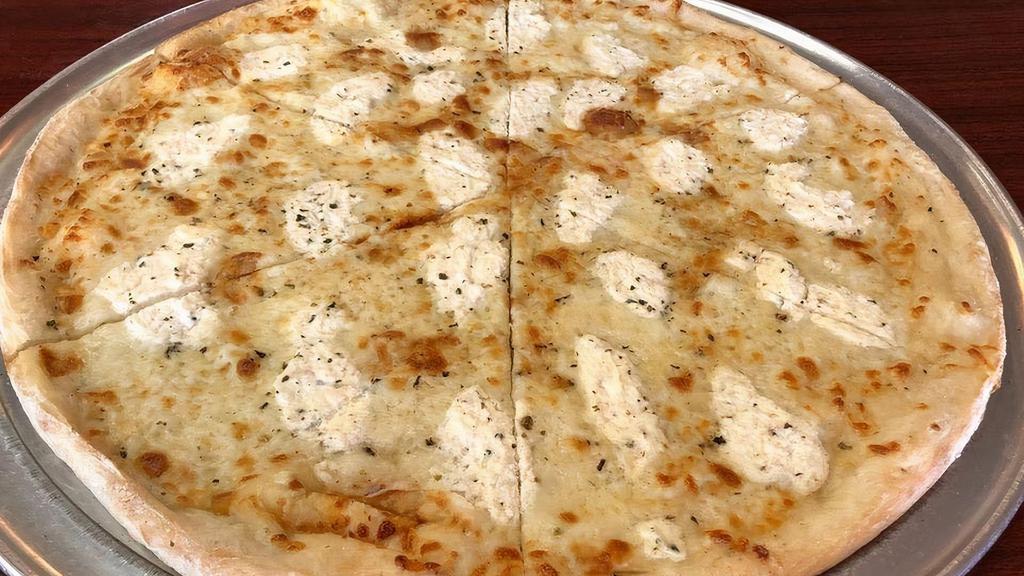 White Pizza · Garlic, oil and ricotta cheese.