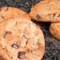 Grandma'S Half Baked Chocolate Chip Cookies · Six warm chocolate chip cookies, baked fresh to order.