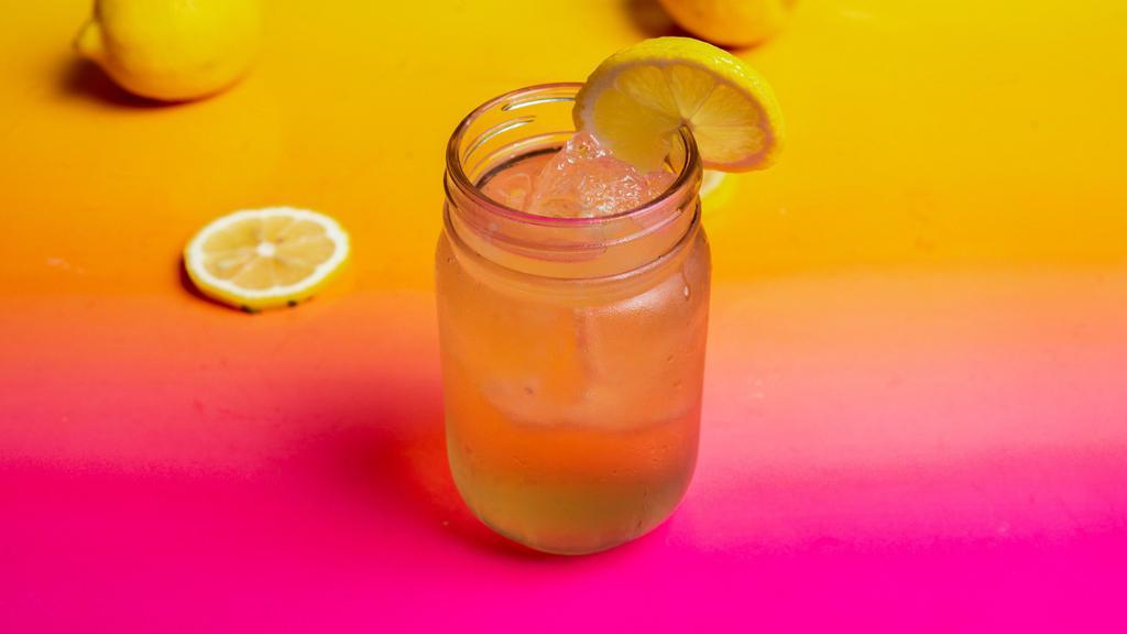Nimbu Pani · Vegan. Fresh lemon juice and ginger simple syrup.