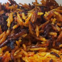 Jollof Rice · This classic dish unites all of west Africa in different variations and flavors. Plain optio...