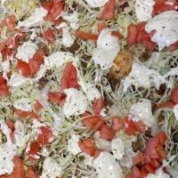 12'' Taco · Mozzarella, Ground Beef, Lettuce, Diced Tomatoes,  and Ranch. *Make it Gluten Free by clicki...