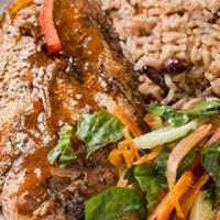 Red Snapper (Cooked To Order) · Red Snapper can be Escoveitched or Brown Stewed served over Rice and Peas or White Rice with...