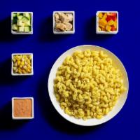 Macaroni · Build your own pasta with your choice of sauce, toppings, and garnishes!