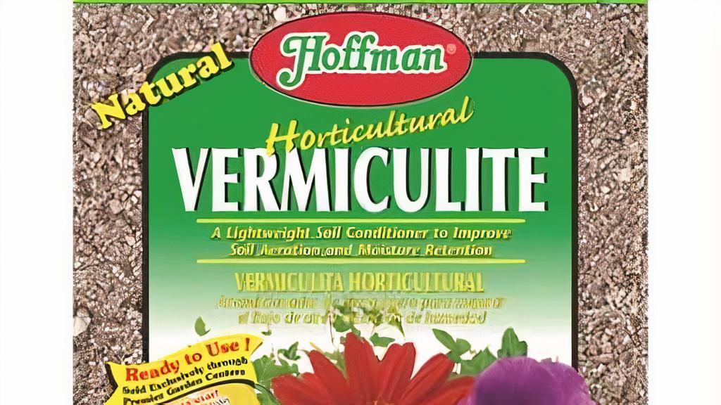 Hoffman Horticultural Vermiculite (8 Quarts) · Soil conditioner gold color that loosens soil, provides aeration and retains water. Can be used to start seeds, propagate cuttings and store bulbs.