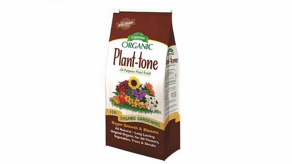 Espoma Plant Tone (4 Pounds) · An all natural, all purpose premium blend plant food. Excellent as a starter plant food. 100% natural and organic approved plant foods. The Tone products are made for complex blends of the finest natural and organic ingredients.