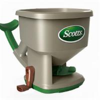 Scotts Whirl Hand-Powered Spreader · The Scotts plastic handheld fertilizer spreader is great for applying lawn seed and fertiliz...