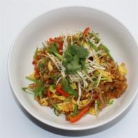 Vegetable Fried Rice · Carrot, edamame, red pepper, red onion, egg, beansprout.