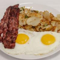 2 Eggs With Meat Breakfast Platter · 