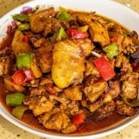 Big Plate Chicken (Small)  · Small size of Bug Plate Chicken .
Capsicum ,pepper ,chicken and spices