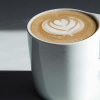 Cafe Latte · A single shot (12oz) or double shot (16oz) of our House Blend Kyoto split with silky steamed...