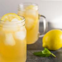 Lemonade · Homemade sweetened lemonade with freshly squeezed lemon.