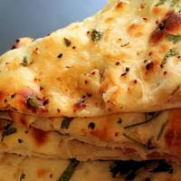 Garlic Naan · Stuffed with fresh minced garlic & herbs.