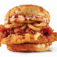Spicy Big Bacon Cheddar Chicken · A juicy chicken breast marinated and breaded in our unique, fiery blend of peppers and spice...