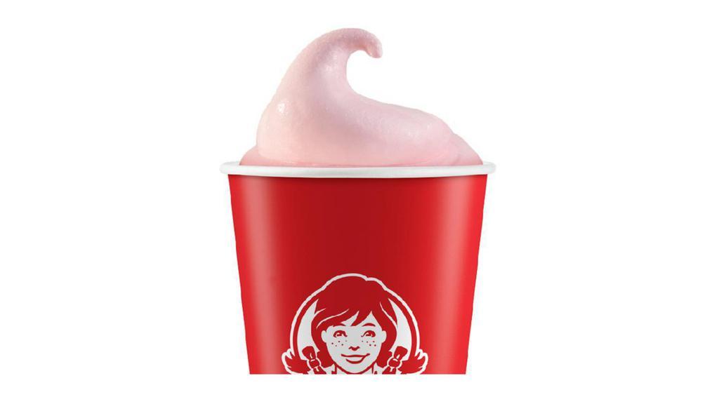 Strawberry Frosty® · A light and fruity spin on your favorite thick and creamy dessert. Sweet as a freshly picked strawberry, perfect for a freshly dipped fry.
