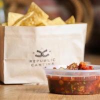 Chips & Salsa · our house salsa roja, served with chips