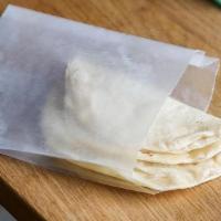 Side Of 4 Tortillas · our fluffy housemade flour tortillas