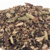 Chai 4Oz · black tea with cardamom, cinnamon, rooibos, ginger, star anise, cloves, black pepper & licor...