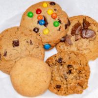 Cookie · Choose from chocolate chip, M&M, and/or sugar cookies.
