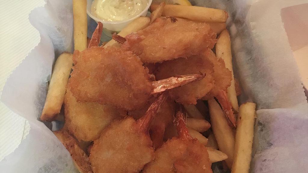 Fried Shrimp · Fried shrimp comes with French fries.