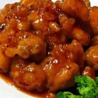 General Tso'S Chicken · Hot & Spicy. Chicken chunks with tingling hot sauce & broccoli on the side