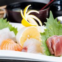Sashimi Regular* · Gluten free. Six kinds of assorted sashimi.

Consuming raw or undercooked meats, poultry, se...