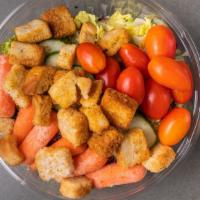 Fresh Garden Vegetables  Salad · Fresh vegetables salad with dressing