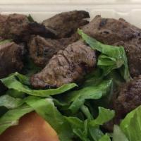 Steak Tips · Over garden or caesar salad.