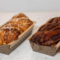 Chocolate Babka & Broissant Paper Loaf Duo · Our two most famous babkas each in an individual paper loaf.