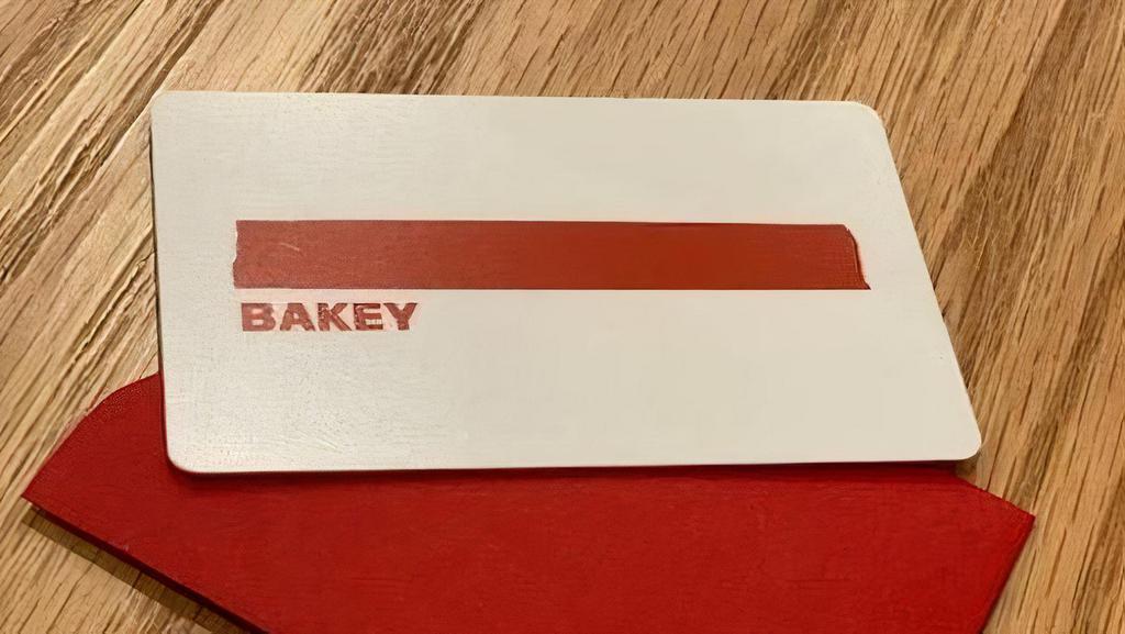$25 Bakey Gift Card · 