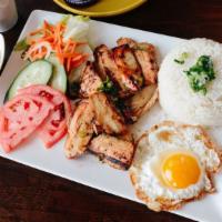 Grilled Chicken Rice Platter · 