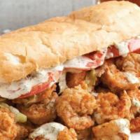 Shrimp Po Boy · All come with potato fries or sweet potato fries. No substitution.