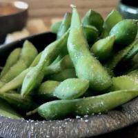 Edamame · Steamed green soybeans.