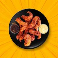 16 Wingman Co. Crispy Chicken  · 16 pcs of Succulent chicken tenders, breaded and batter fried golden comes with your choice ...