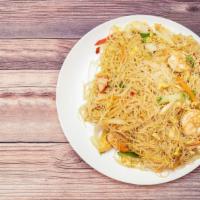 Large Rice Noodle · Angel hair. Served with choice of chicken, beef, shrimp, pork or vegetable.