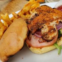 8 Spice-Rubbed Chicken Breast · Grilled chicken breast seasoned with a blend of 8 aromatic spices, roasted garlic aioli & lt...
