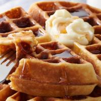 Just The Waffles Only No Fruit  · Some people might just want the waffles only. All waffles plate come with. One butter one sy...