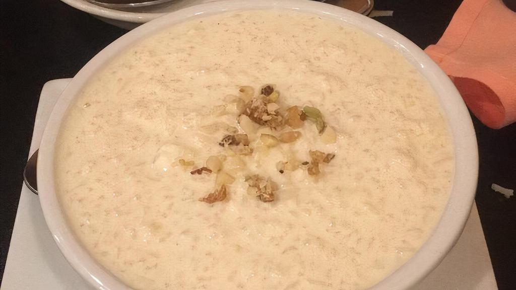 Lahore Kheer · Rice pudding, Lahori style.