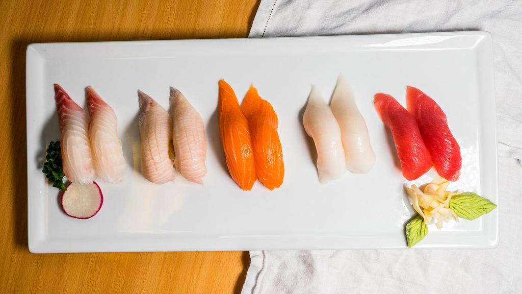Sushi Regular · Chef's choice of nigiri sushi. 10 pieces.