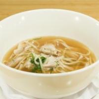Morimoto Ramen Soup · Iron Chef's chicken noodle soup.