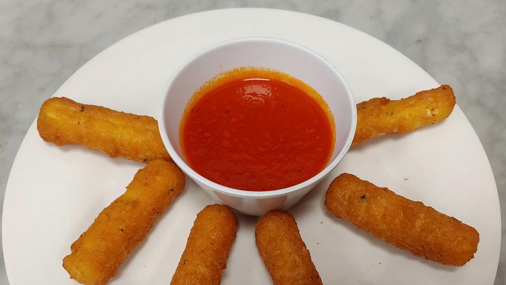Mozzarella Stick · Six per serving with Tomato Sauce